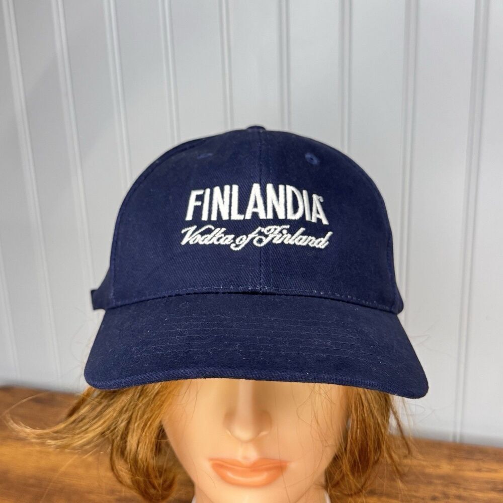 Finlandia Vodka Of Finland Baseball Cap Hat Adjustable  Anvil 100% Cotton